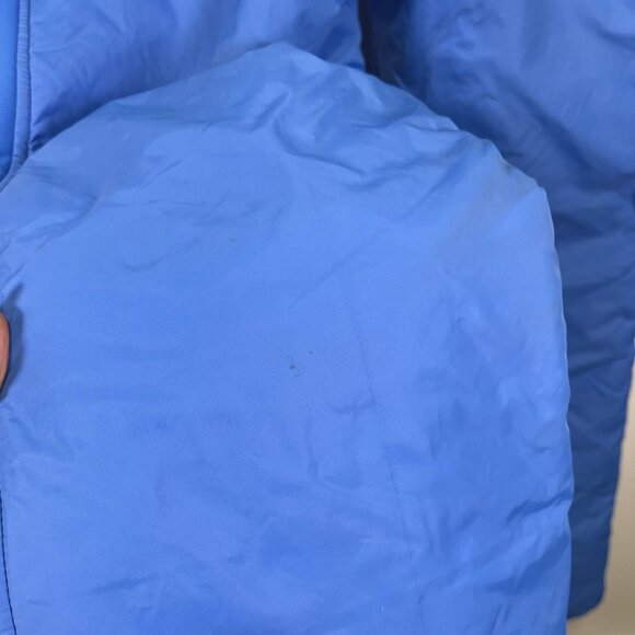 Vintage 80s Roffe Ski Bib Overalls Blue Nylon Insulated Snow Pants Womens Small - Picture 3 of 14